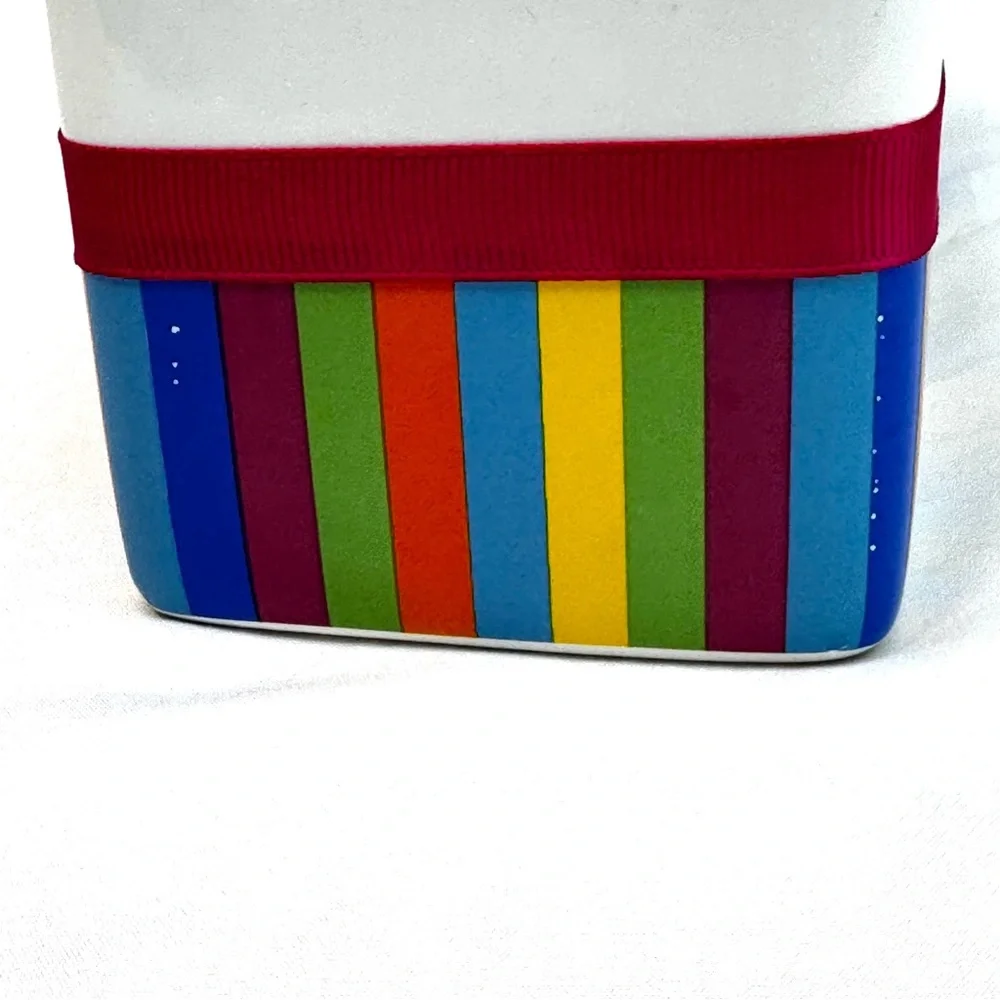 FTD Happy Birthday Ceramic Vase Planter Container Holder 6